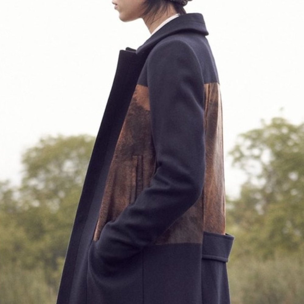 Club Monaco Chelsey Calf Hair Coat